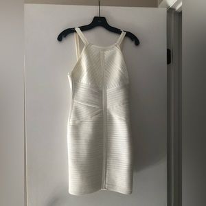 BCBG Dress Creme color size 4 but fits like a 2. Creme color